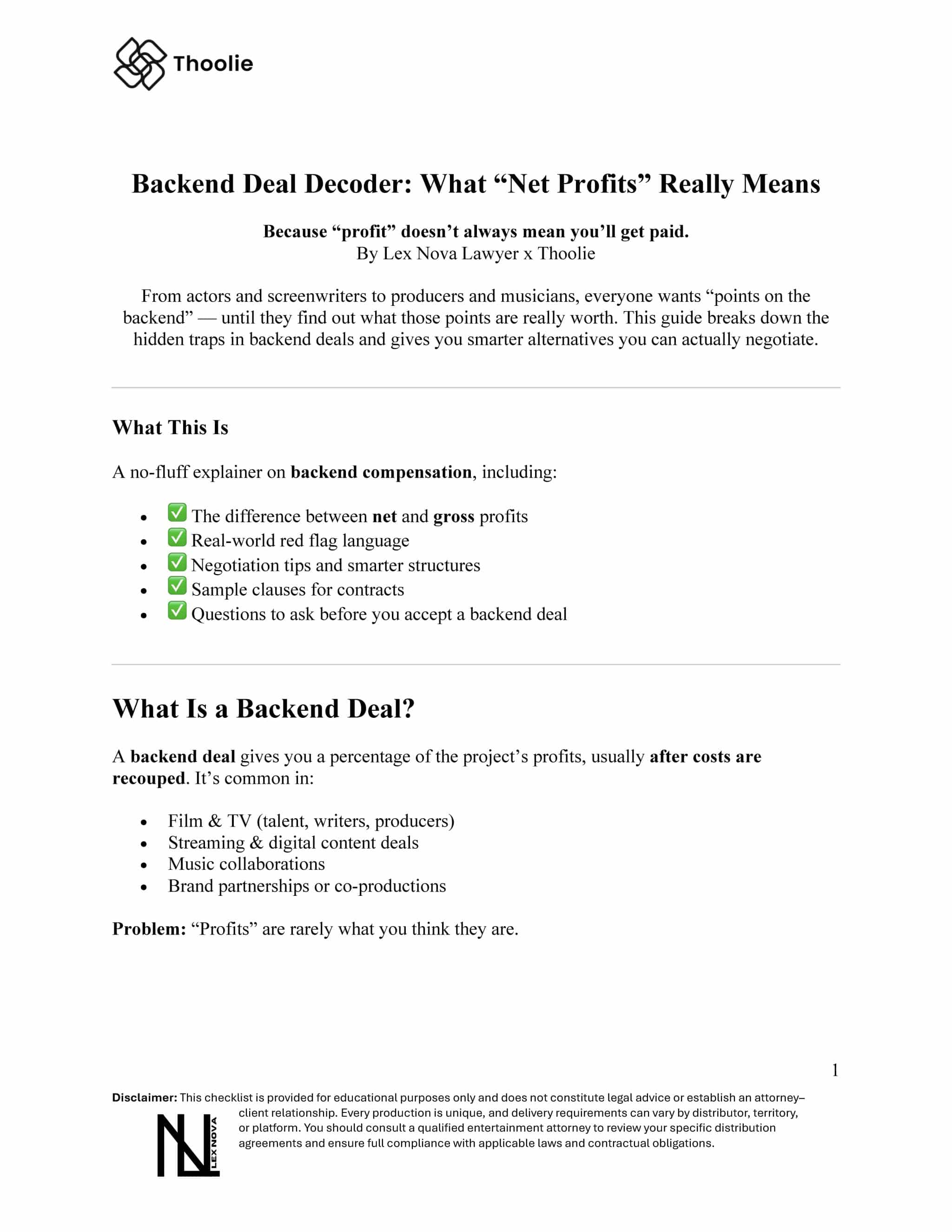 Backend Deal Decoder