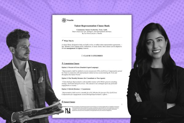 Talent Representation Clause Bank