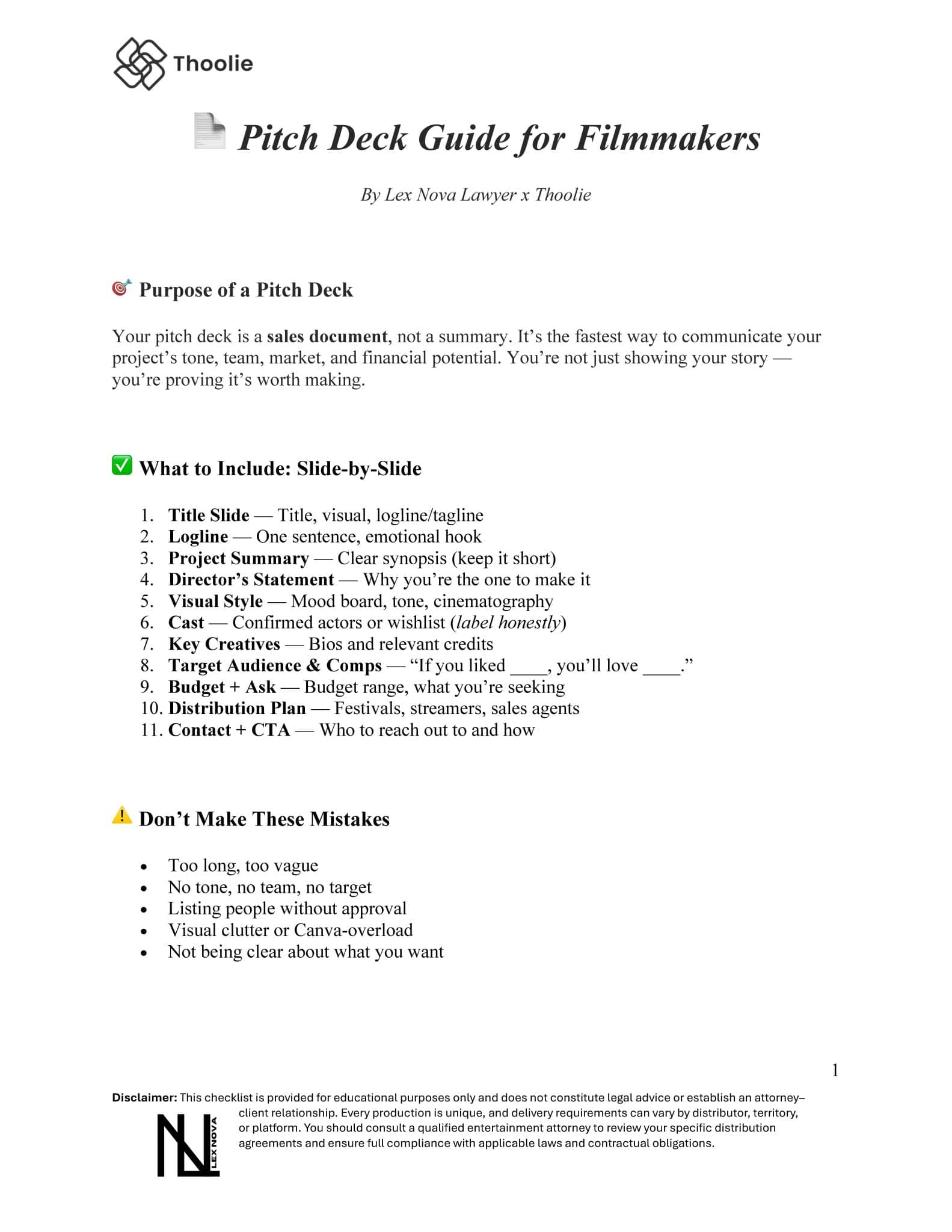 Pitch Deck Essentials