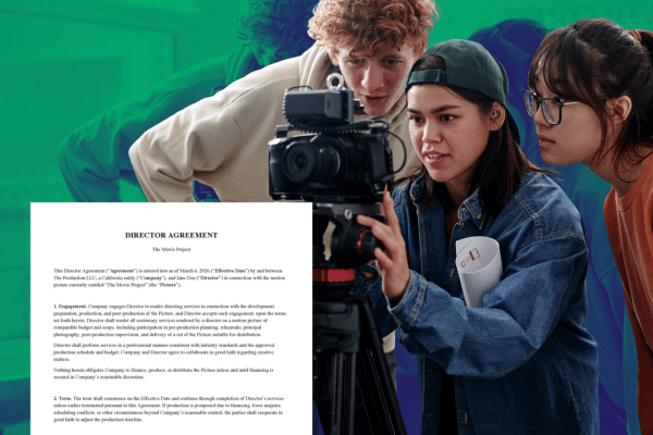 Director Agreement (Non-Union) for Indie Productions