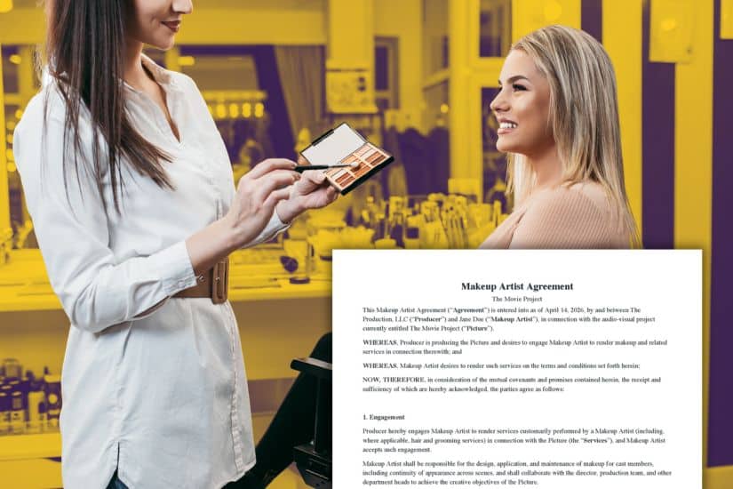 Makeup Artist Agreement (HMU) for Independent Film Production