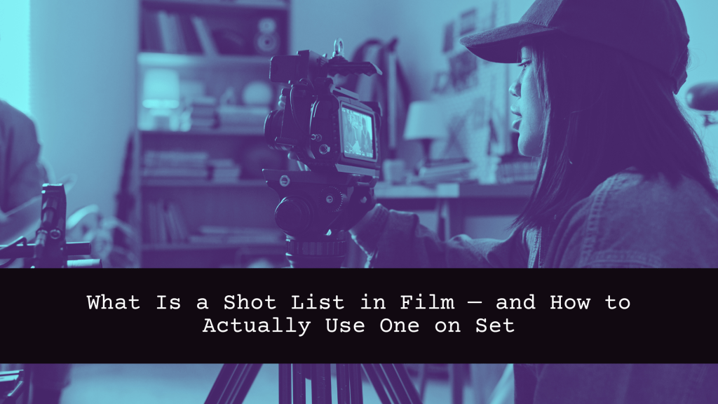 Shot list in Indie Film