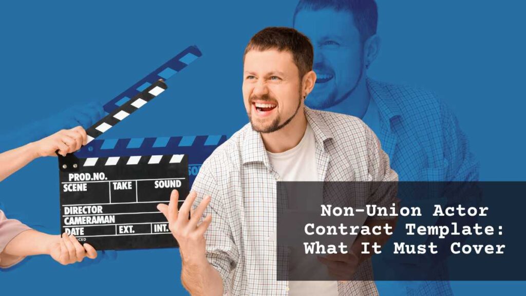 What a non union actor agreement template should have