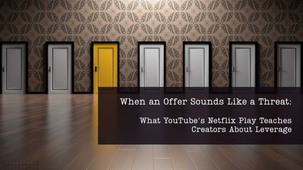 creator exclusivity deal