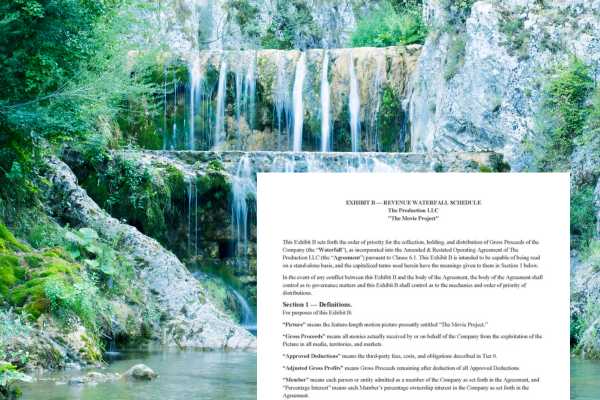 film revenue waterfall template